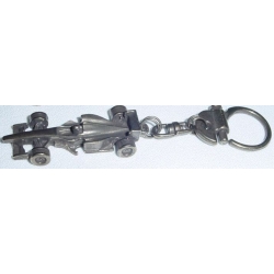 FORMUŁA 1 BOLID brelok 3D brązowy metalowy zawieszka (id: 425)